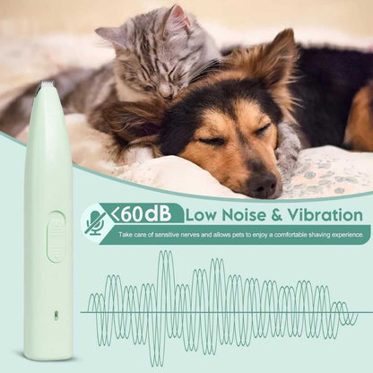 Pet Mini Paw Trimmer | Rechargeable Low Noise Grooming For Dogs & Cats