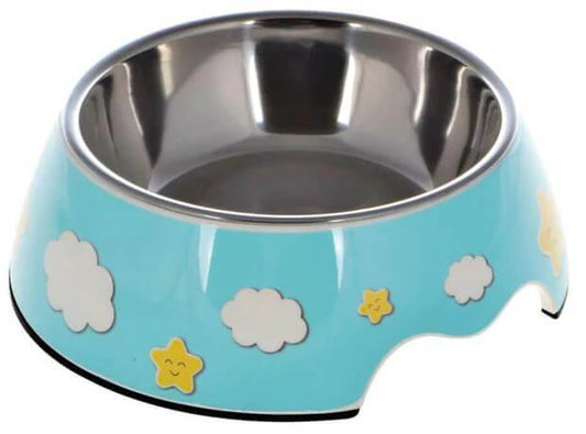 Pet Bowl Cloud Print