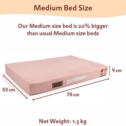 Orthopedic Dog Bed Mattress - All Weather Soft Fur Pet Bed - Washable