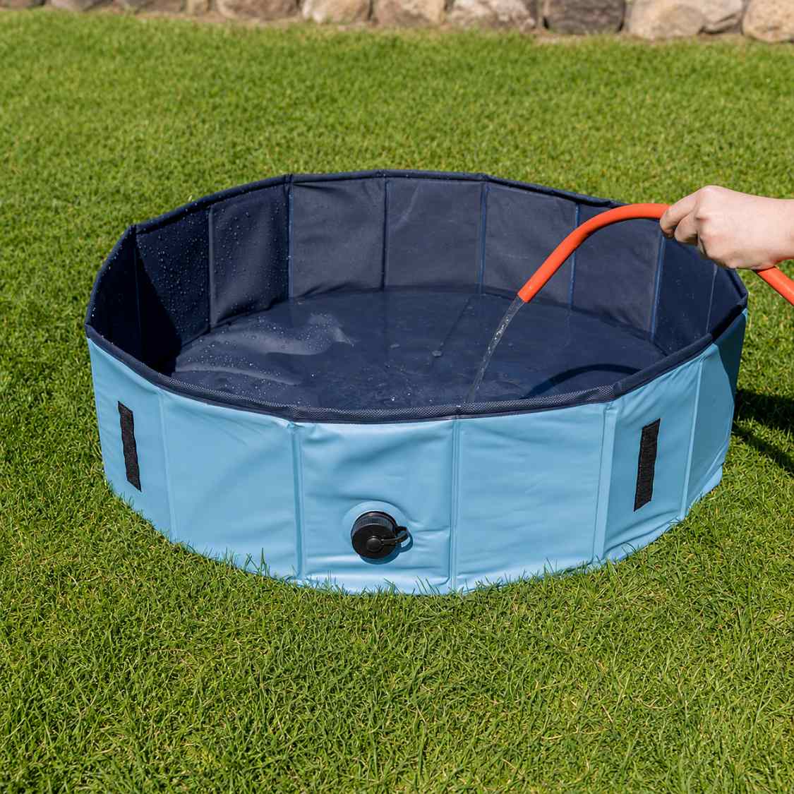 Foldable Dog Splash Pool | Portable Outdoor Pet Swimming Pool
