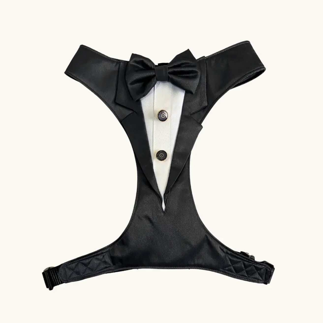 Dog Tuxedo Harness – Designer Party Wear(Black)