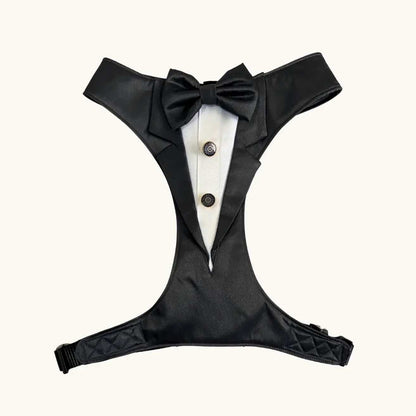 Dog Tuxedo Harness – Designer Party Wear(Black)