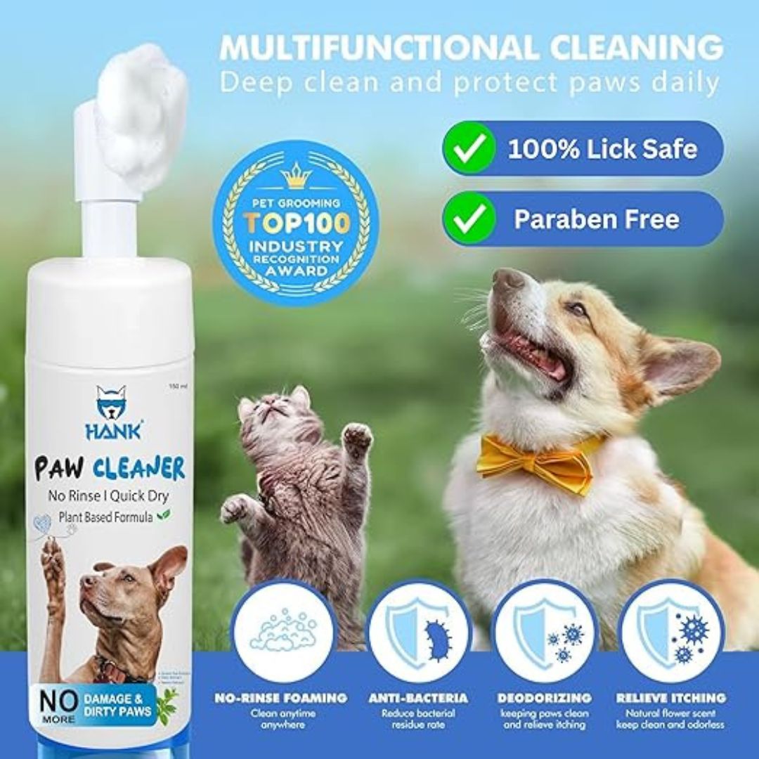 HANK Pet Care Kit | Shampoo, Deodorant, Odor Remover, Paw Cleaner & Paw Balm