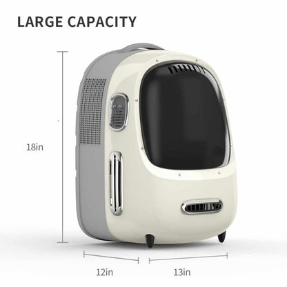 Pet Backpack Carrier With Fan & Light | Airline Approved Bubble Pet Travel Backpack