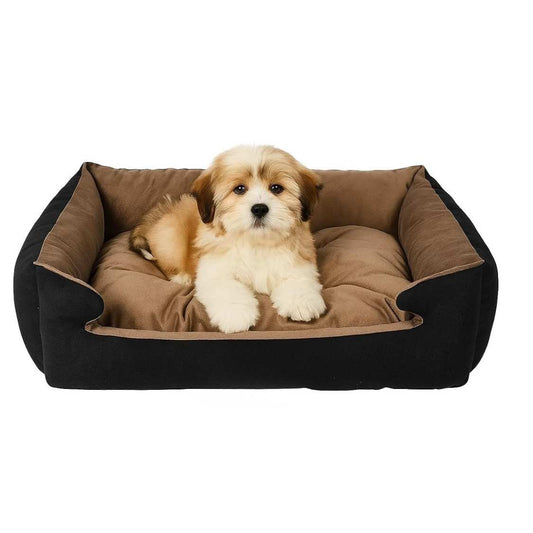 Ultra Soft Velvet Dog & Cat Sofa Bed | Washable Luxury Pet Bed