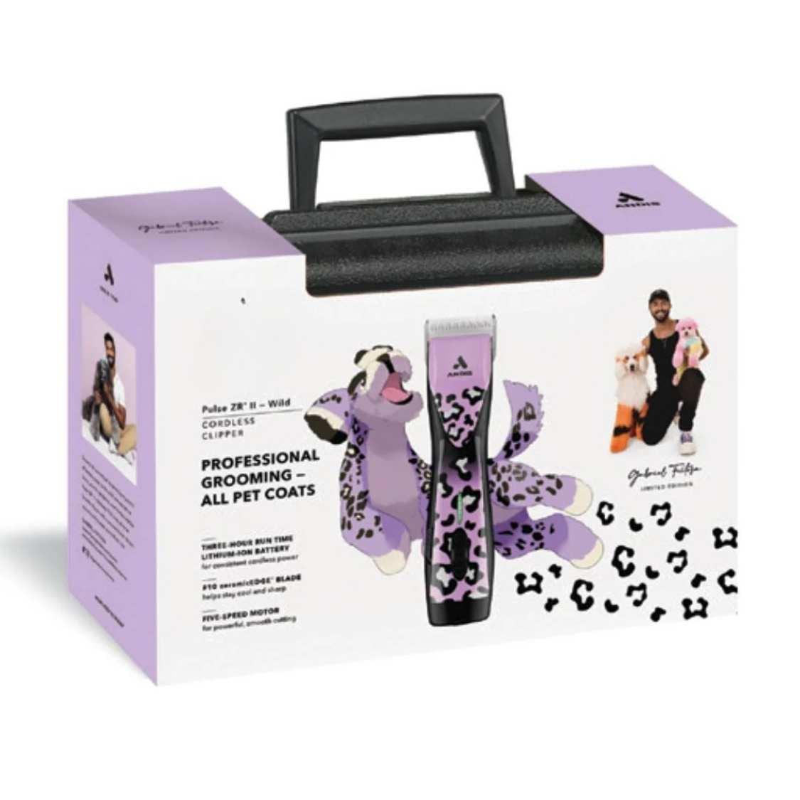 Andis Pulse ZR Wild Limited Edition Pet Trimmer | Professional Pet Hair Clipper