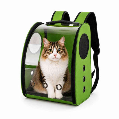 Pet Carrier Backpack With Transparent Window For Cats & Small Dogs