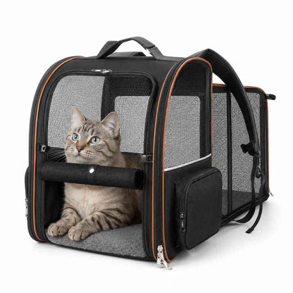 Expandable Pet Carrier Bag With Breathable Mesh Bag For Cats & Small Dogs