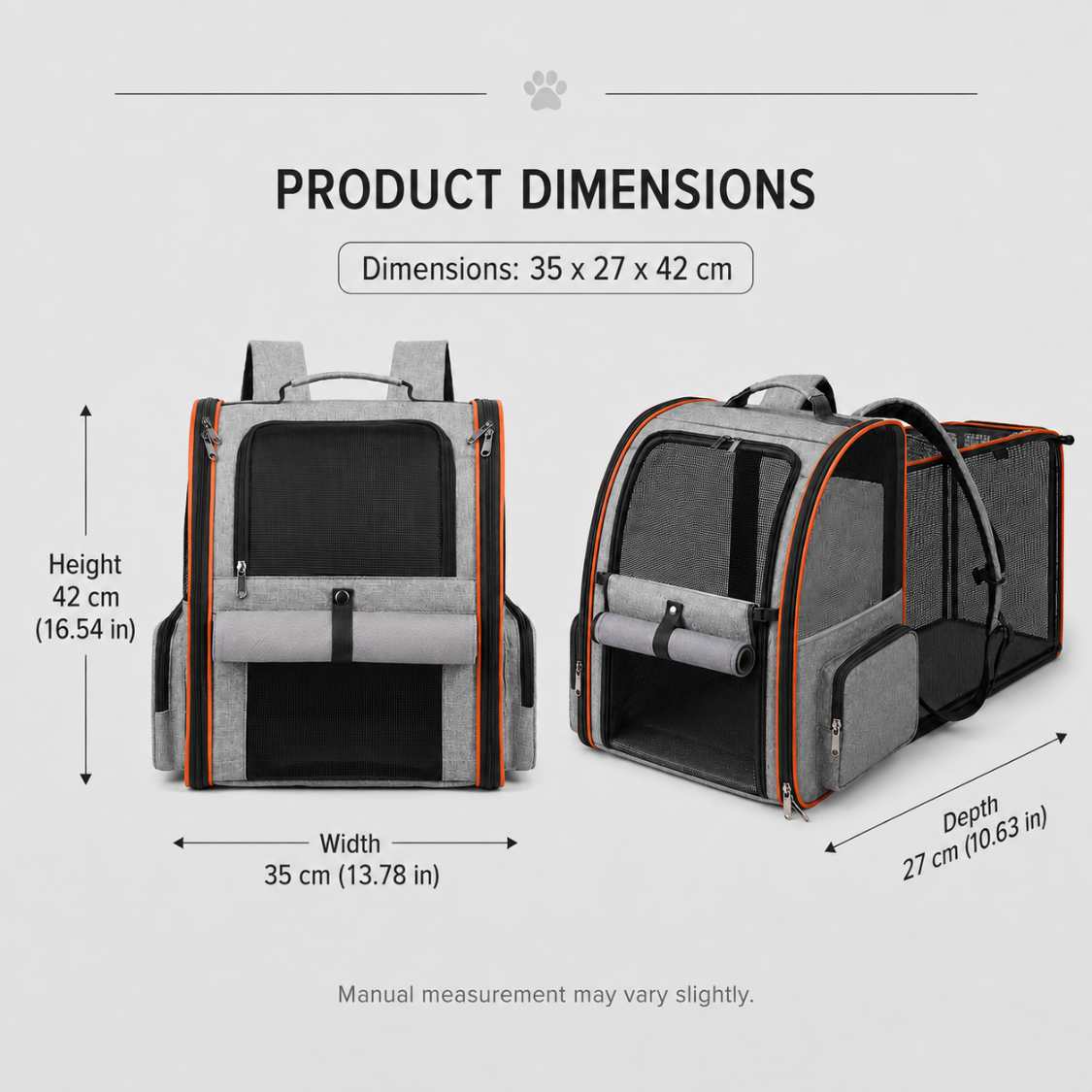 Premium Expandable Cat Backpack Carrier for Travel & Outdoor Use