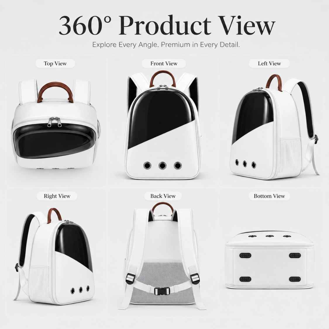 Pet Backpack Carrier For Travel | Walking & Outdoor Use