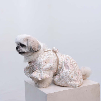 Joyful Step Designer Lehenga for Dogs