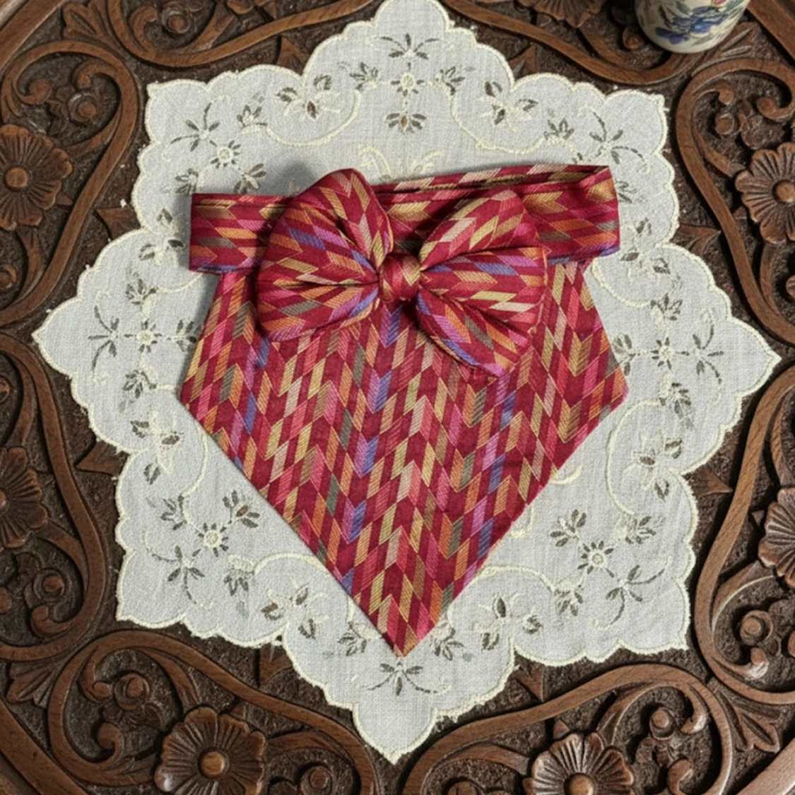 Luxury Dog Regal Bandana Multicolour | Stylish Pet Accessory