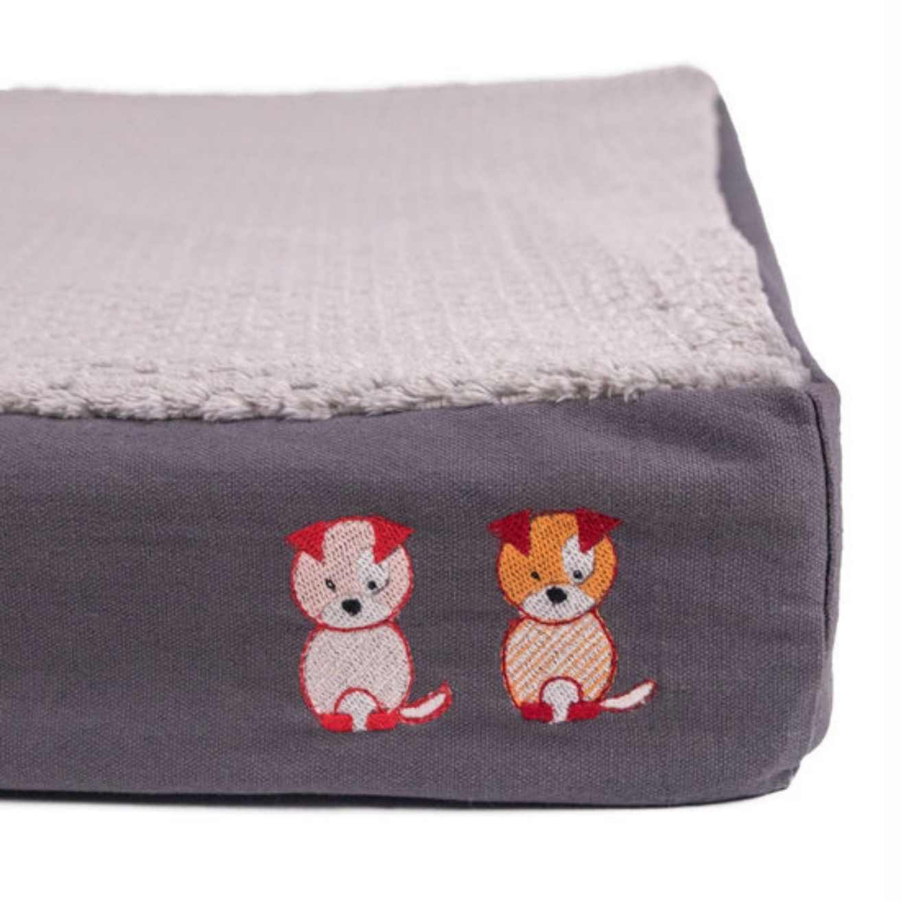 Memory Foam Orthopedic Dog Bed | Durable & Comfortable (Grey)
