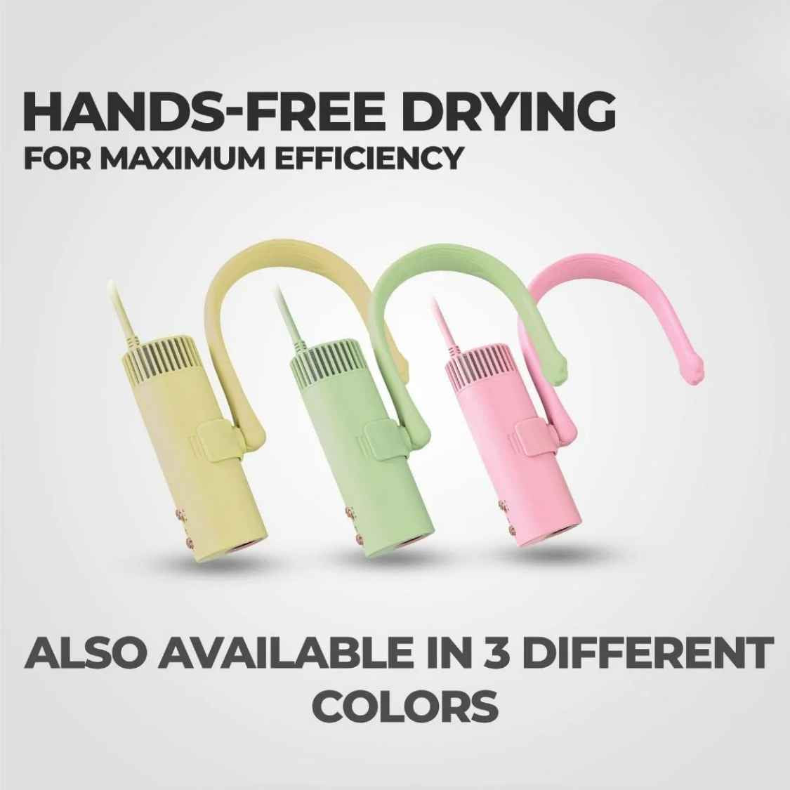 Hands Free Pet Dryer Neck Hanging | Quiet & Fast Pet Grooming Dryer