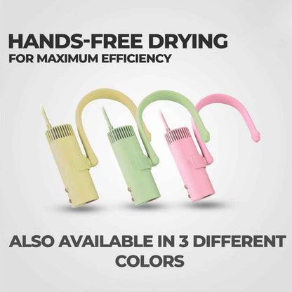Hands Free Pet Dryer Neck Hanging | Quiet & Fast Pet Grooming Dryer