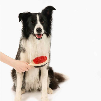 2-in-1 Pet Grooming Brush | Double Sided Shedding & Detangling Tool