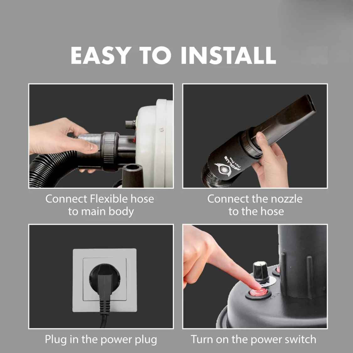 Professional Dog Dryer Blaster | Single Motor Pet Grooming Machine