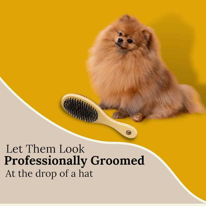 2-in-1 Pet Grooming Brush | Double Sided Shedding & Detangling Tool