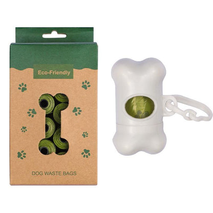 Portable Dog Poop Bag Dispenser | Biodegradable Waste Bags (Pack Of 6)