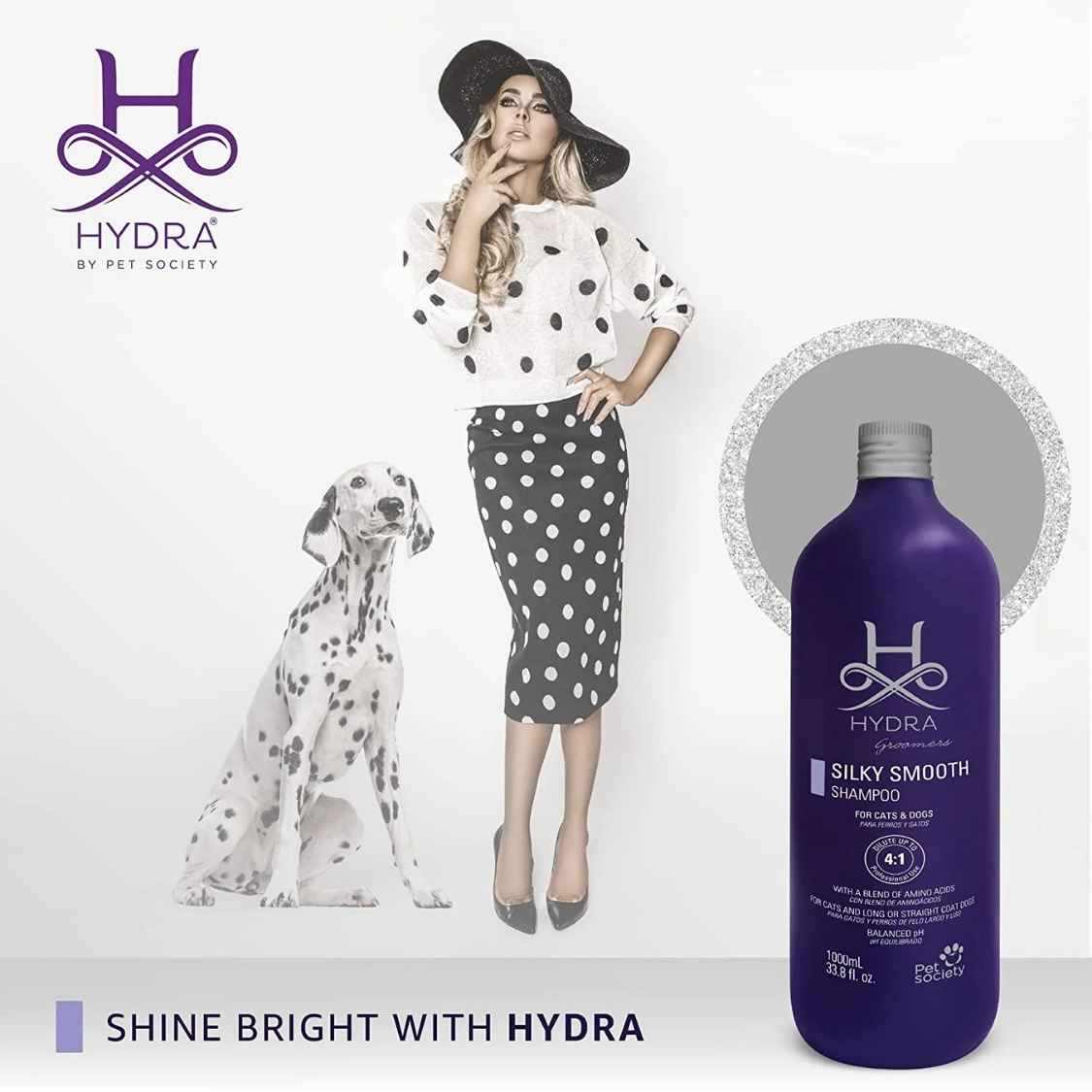 Hydra Groomers Moisturizing Shampoo for Dogs & Cats | Hydrated Soft Coat 1L