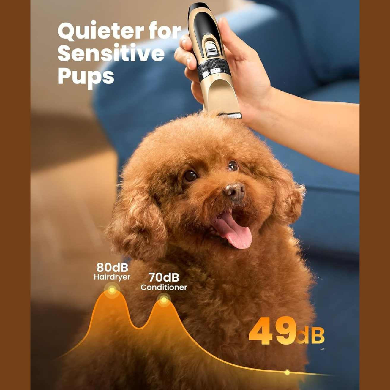 Professional Pet Grooming Clipper Kit | Silent Dog & Cat Hair Trimmer