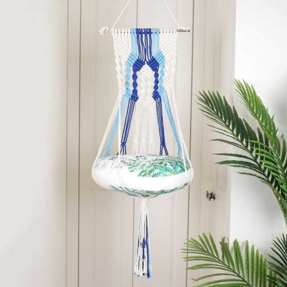 Macrame Pet Swing Bed | Hanging Cat & Dog Bed Without Pillow