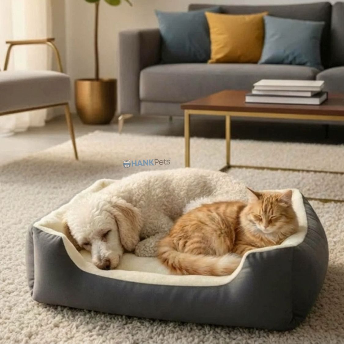 Paws Nook Pet Bed Super Soft, Cozy & Washable Dog & Cat Bed