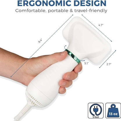 Pet Hair Dryer 2 with Slicker Brush, 3 Heat Settings | Dog Blower