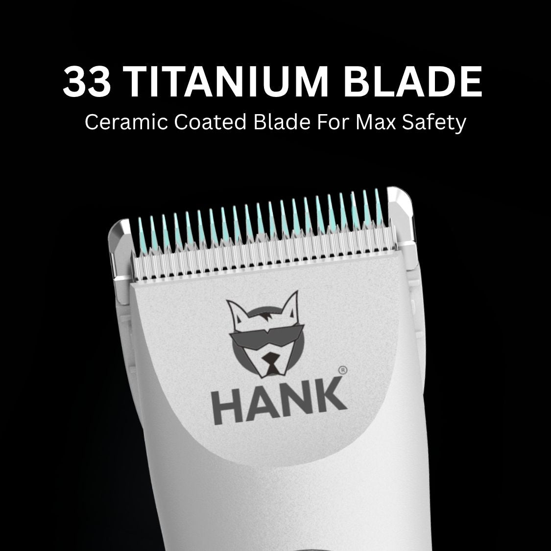 HANK Pet Hair Trimmer With LCD Display, Type C Charging | Suitable for All Breeds