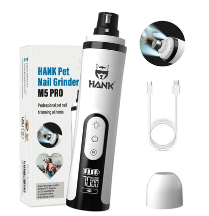 HANK Pet Nail Grinder With LED Light Design | Suitable for Large to Small Pets (M5 Pro)