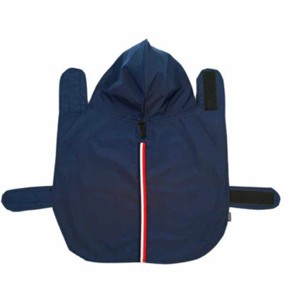 Navy Blue Reflective Raincoat For Dogs & Cats
