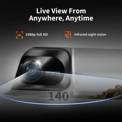 Automatic Pet Feeder with Camera | App Control & Auto Feeding