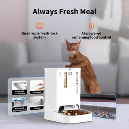 Automatic Pet Feeder with Camera | App Control & Auto Feeding