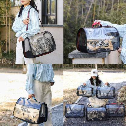 Transparent  Pet Backpack | Space Capsule Carrier 10kg