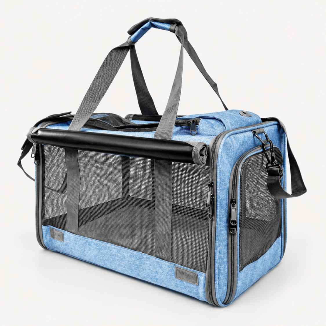 Foldable Cat Carrier Bag With Mesh Window For Travel