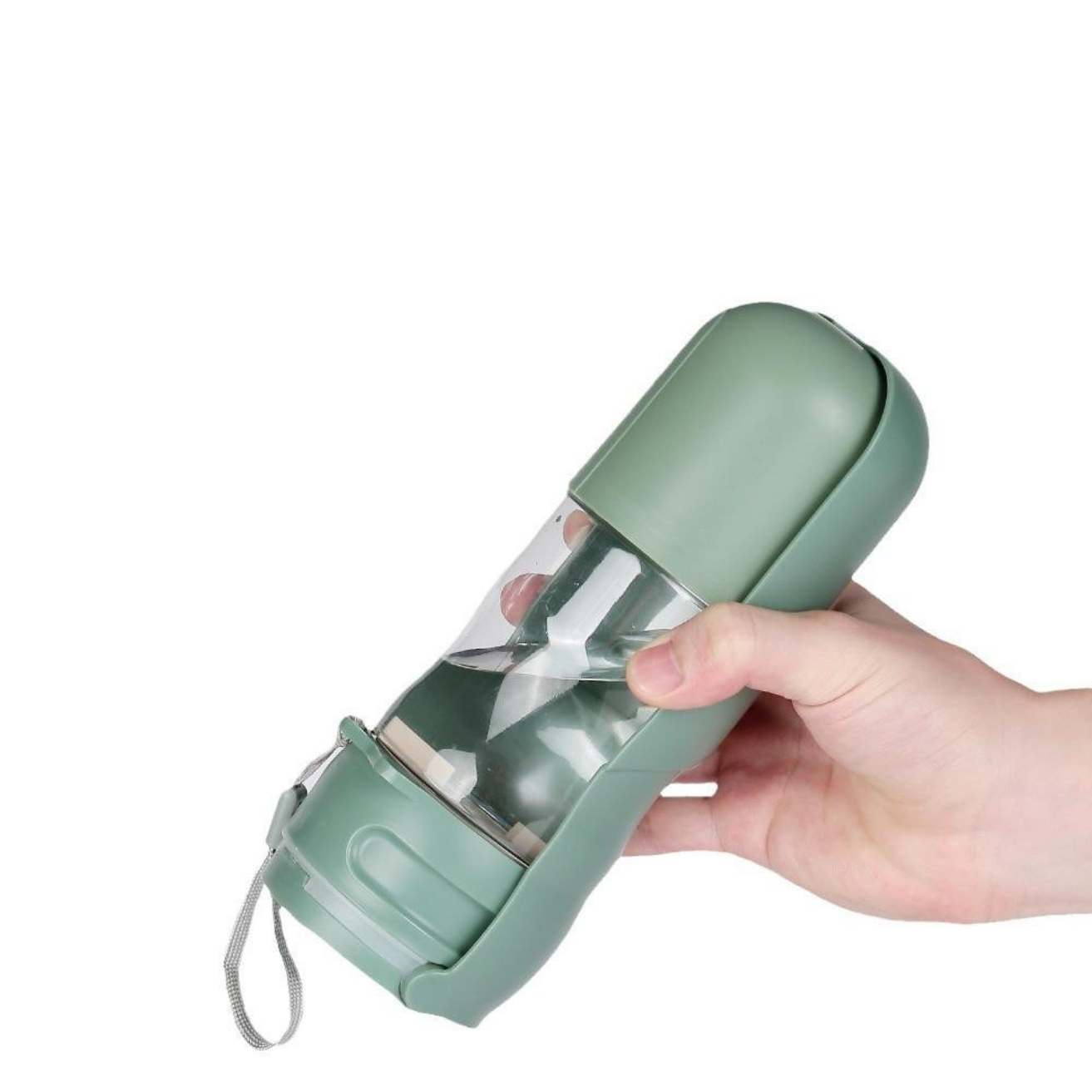 Portable Pet Water Bottle with Food Storage | Travel Dog Bottle