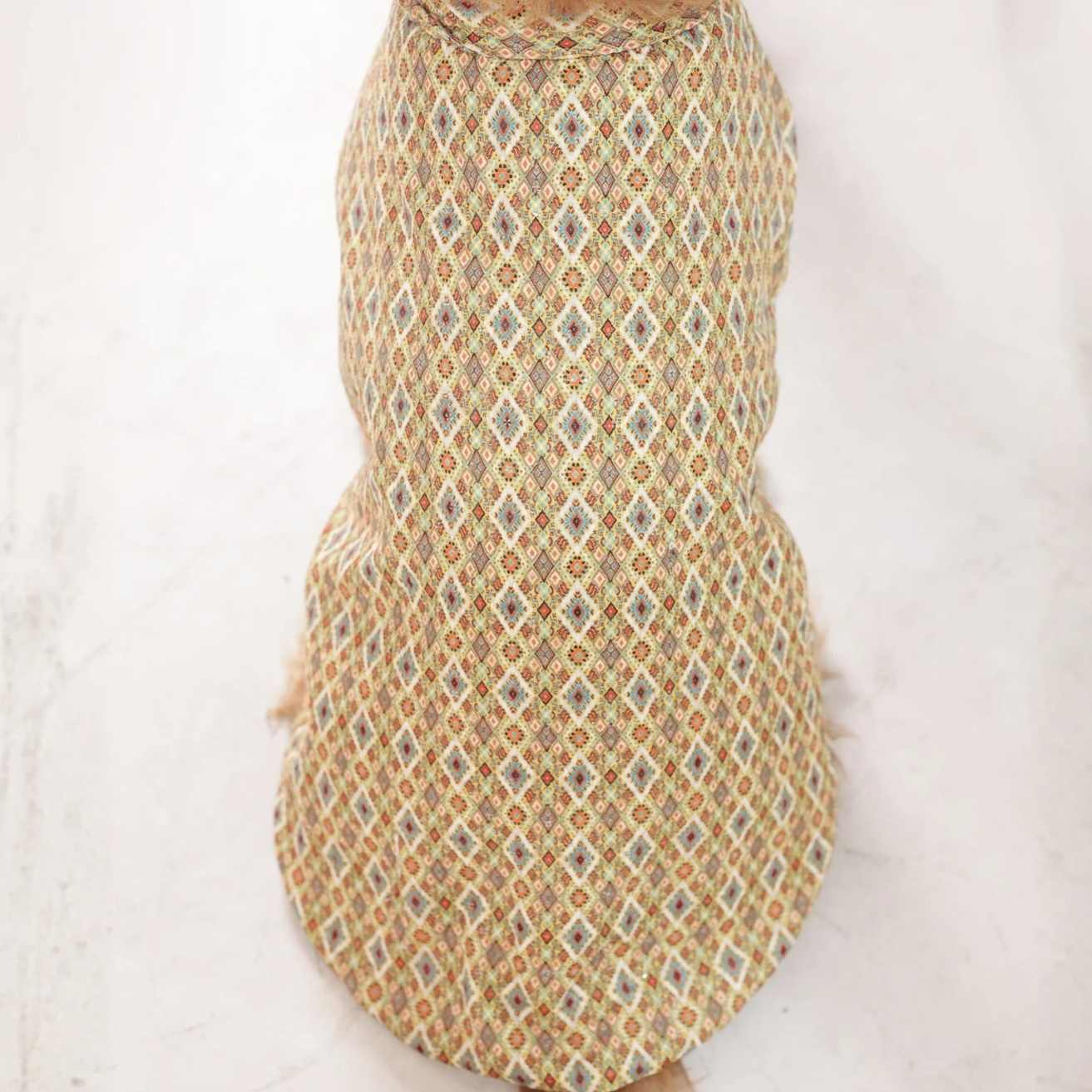 Heritage Print Ethnic Dog Kurta| Lightweight Festive & Party Wear