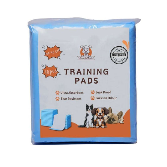 Dog Training Pads | Ultra Absorbent Leak Proof Puppy Pee Pads (Pack of 10)