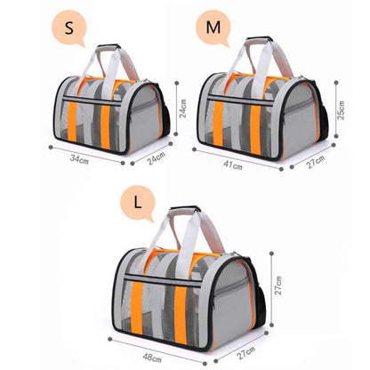 Soft Side Pet Carrier Bag | Portable Cat & Dog Travel Handbag