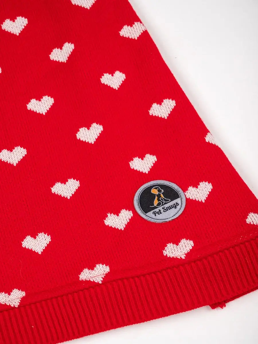 RED HEART DOG SWEATER