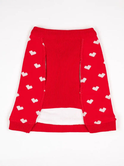 RED HEART DOG SWEATER