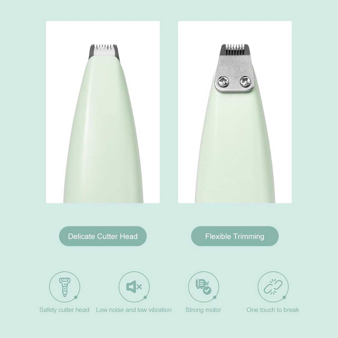 Pet Mini Paw Trimmer | Rechargeable Low Noise Grooming For Dogs & Cats