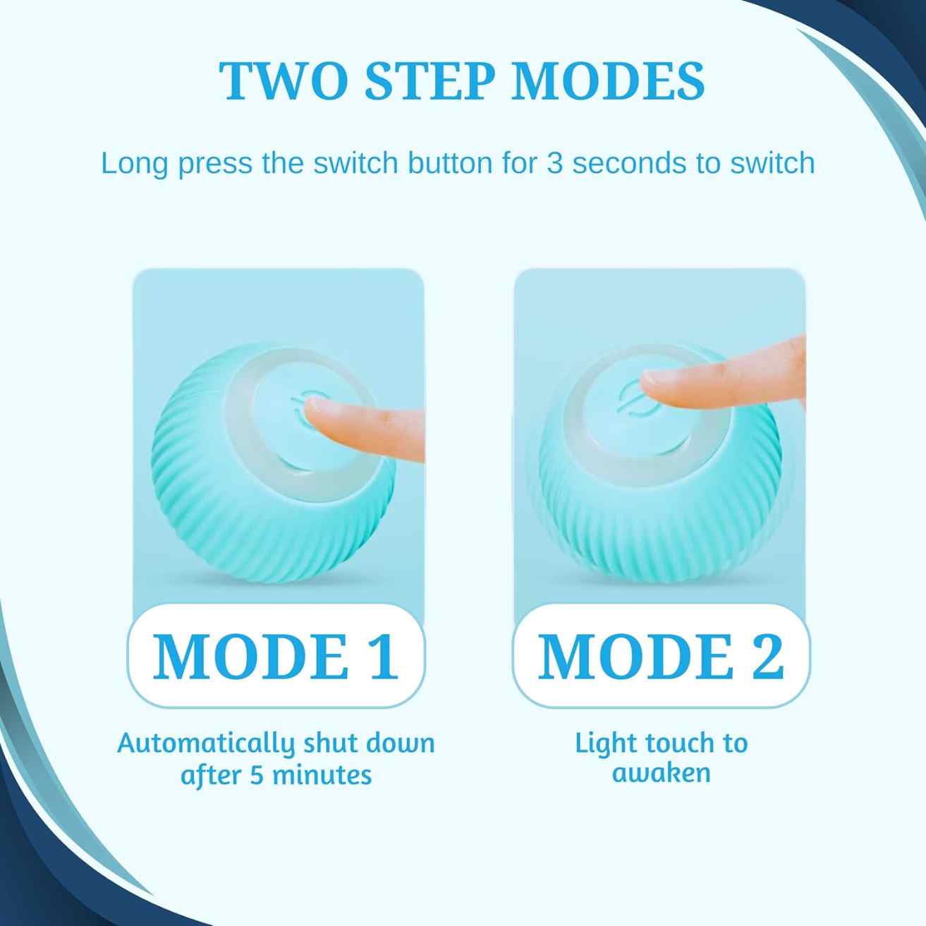 Smart LED Cat Toy Ball | 360° Interactive Rolling Toy