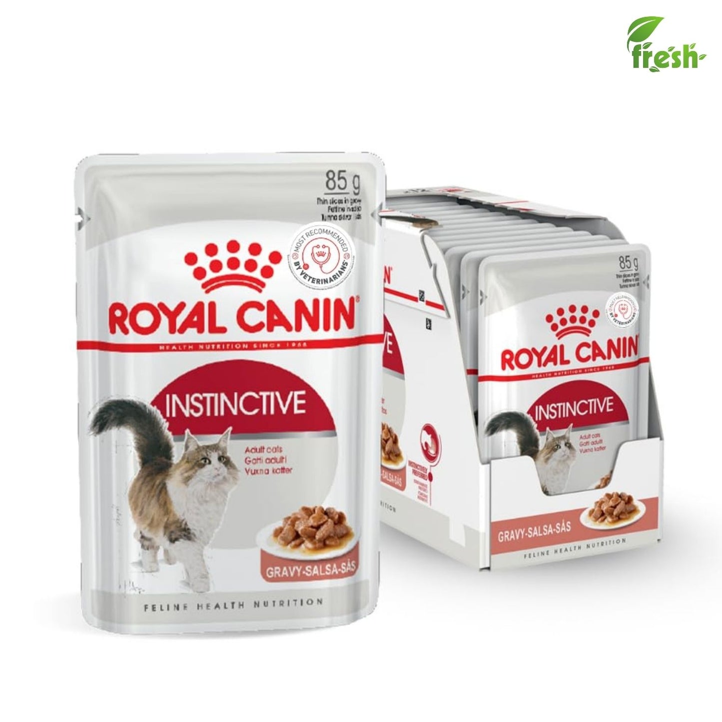 Royal Canin Instinctive Adult Wet Cat Food Sachets | Urinary & Renal Health