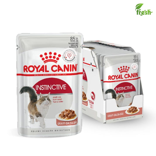 Royal Canin Instinctive Adult Wet Cat Food Sachets | Urinary & Renal Health