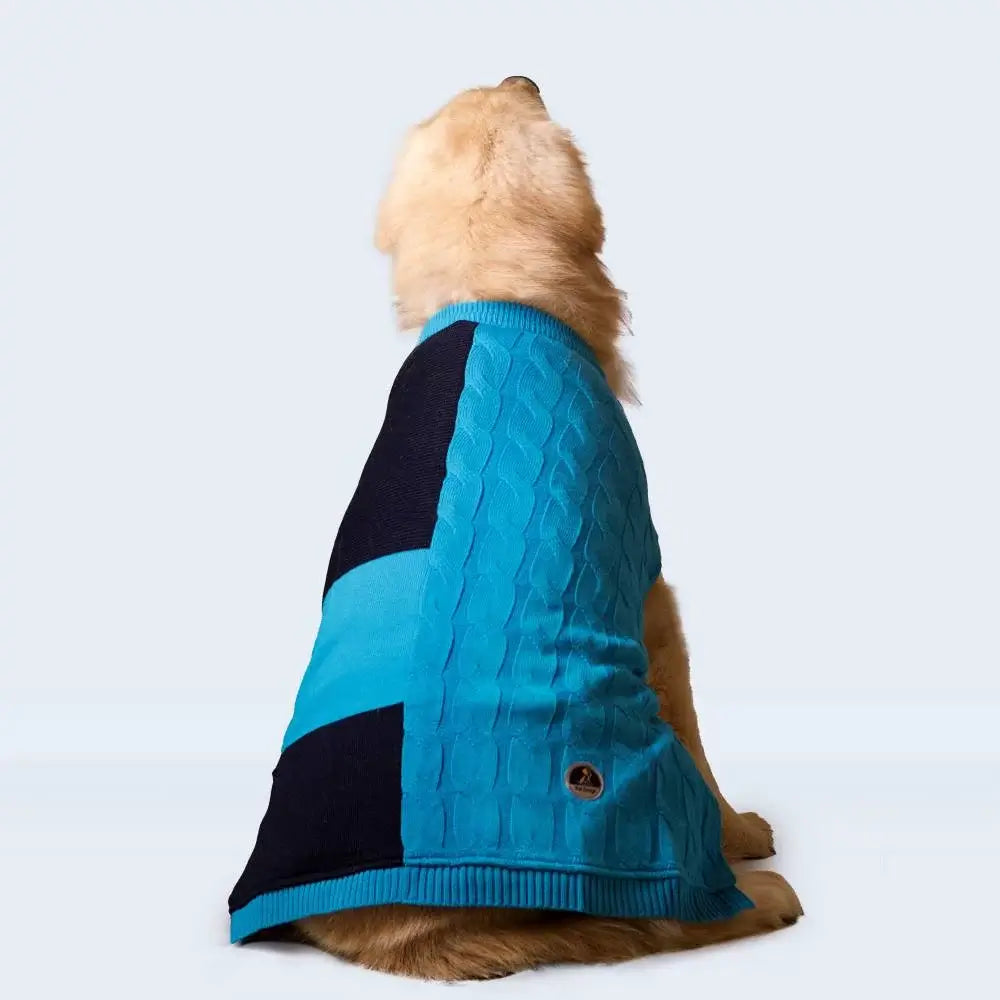 Dog Sweater Blue