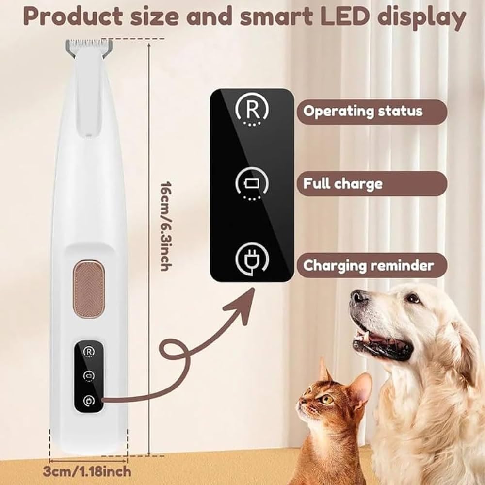 Pet Paw Hair Trimmer | Safe & Easy Pet Paw Trimmer