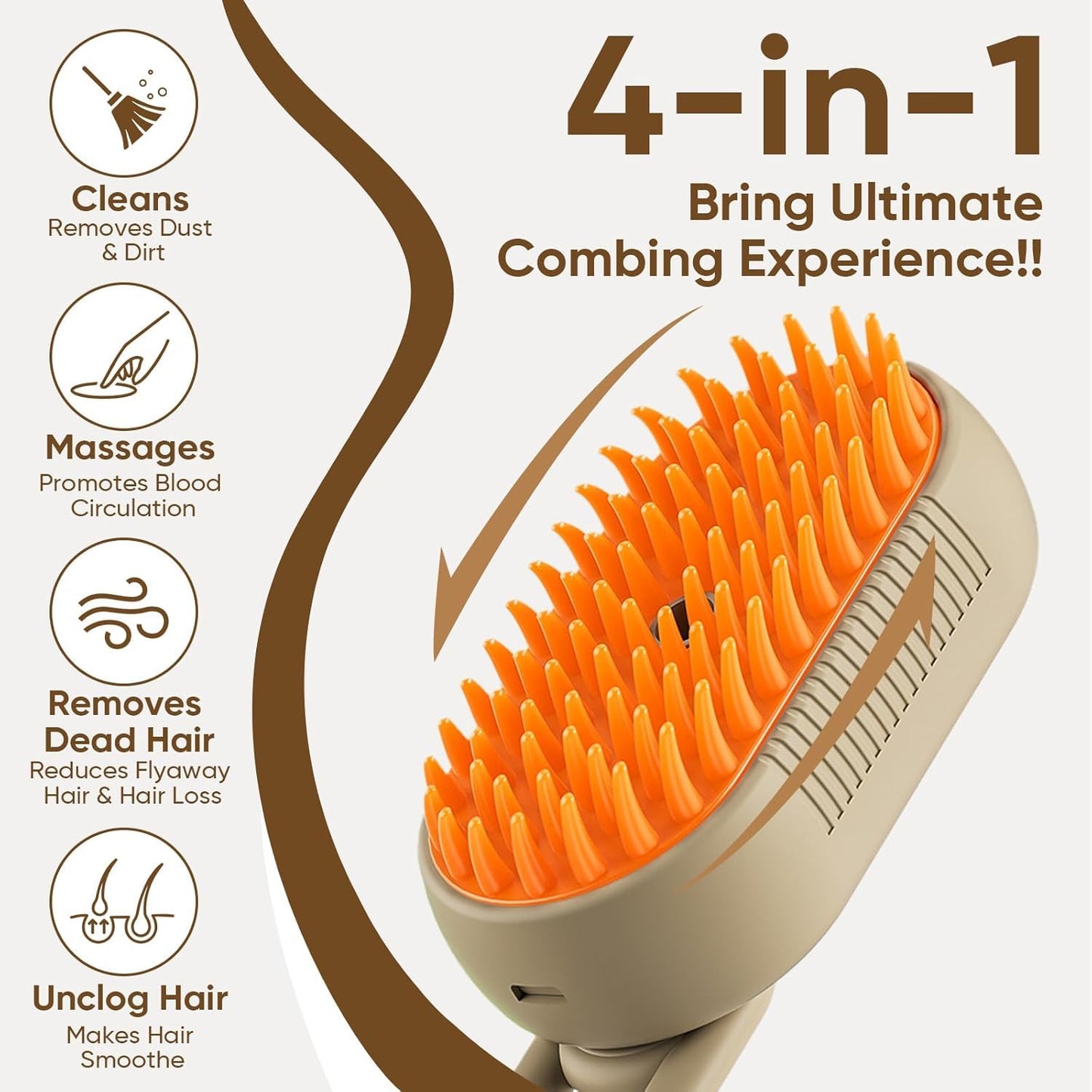 Pet Steam Brush | Steam Grooming & Hair Removal for Pets