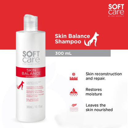Soft Care Skin Balance Shampoo for Dogs & Cats | Gentle & Healthy Coat 300ML