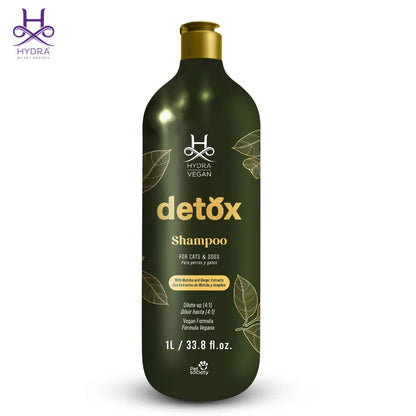 Hydra Vegan Detox Shampoo for Dogs & Cats | Deep Clean & Healthy Coat (1L)